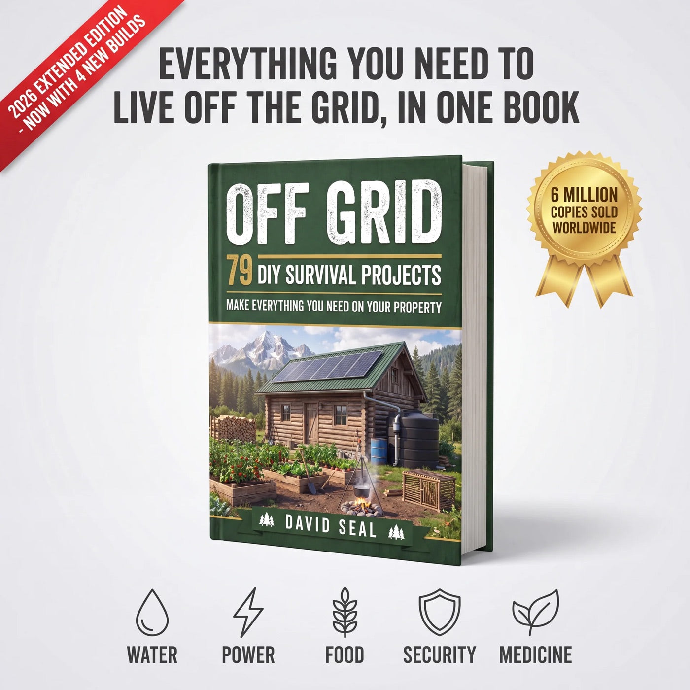 Off Grid: 79 DIY Survival Projects book by David Seal
