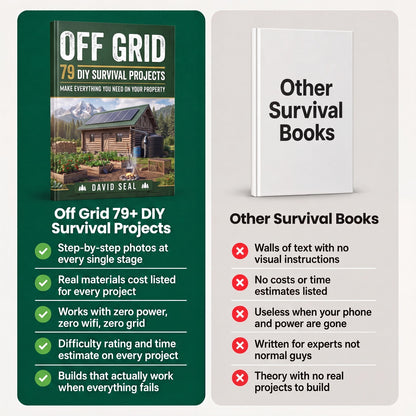Off Grid book vs other survival books comparison