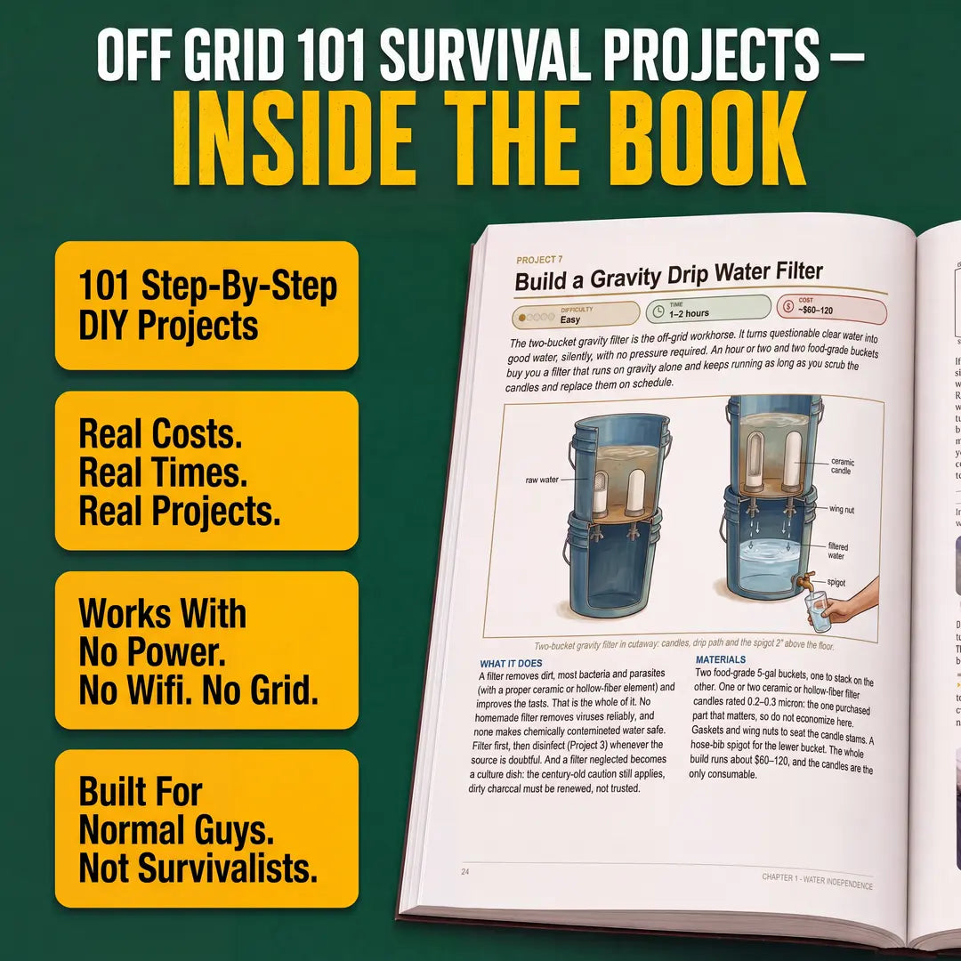 Off Grid: 101 DIY Survival Projects