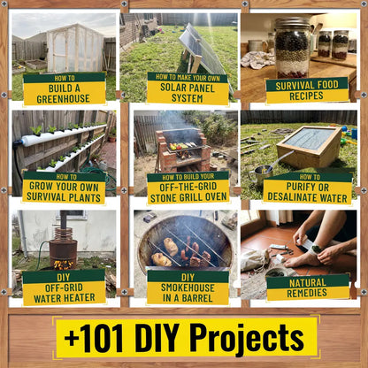 Off Grid: 101 DIY Survival Projects
