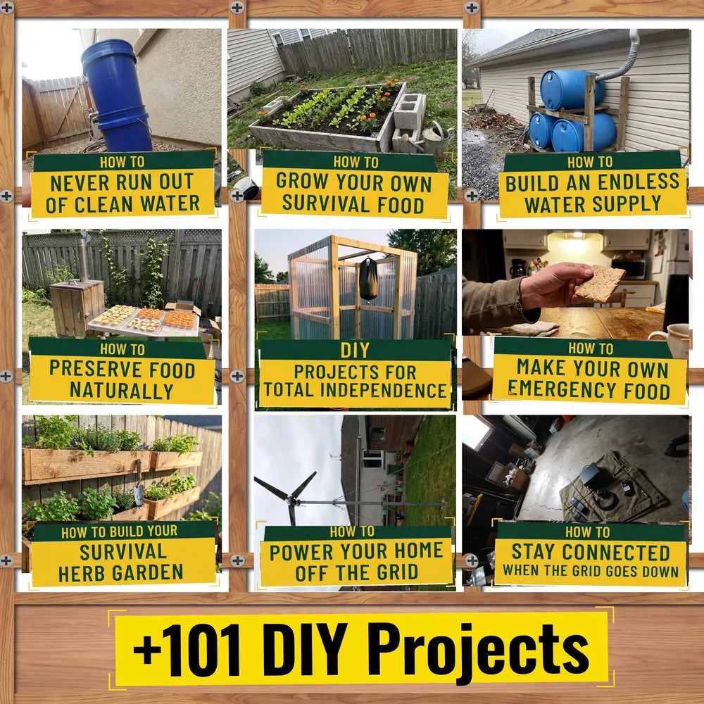 Off Grid: 101 DIY Survival Projects