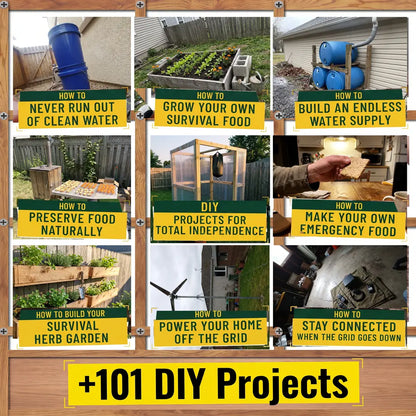 Off Grid: 101 DIY Survival Projects